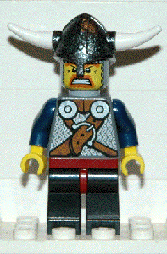 LEGO Minifigure-Viking Warrior 1b-Vikings-VIK019-Creative Brick Builders